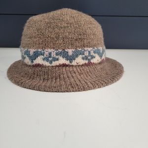 Aris Knit Fedora Bucket Hat Made in USA  Acrylic blend